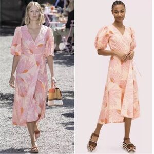 Kate Spade Falling Flower Wrap Dress